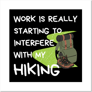 Funny Hiking Quote Posters and Art